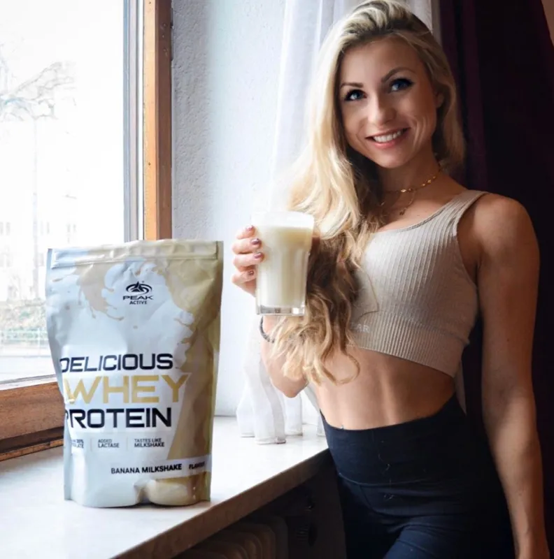 Peak Delicious Whey Protein, Banana Milkshake