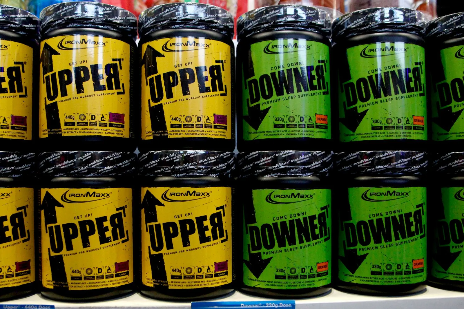 Beitragsbild zum Artikel: Schlafsupplement „Downer“ von Ironmaxx im Test