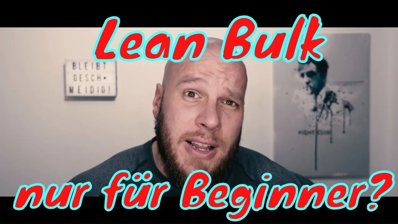 Beitragsbild zum Artikel: Funktioniert der „LEAN BULK“ nur für Anfänger? – DESHALB machst Du KEINE GAINS mehr!