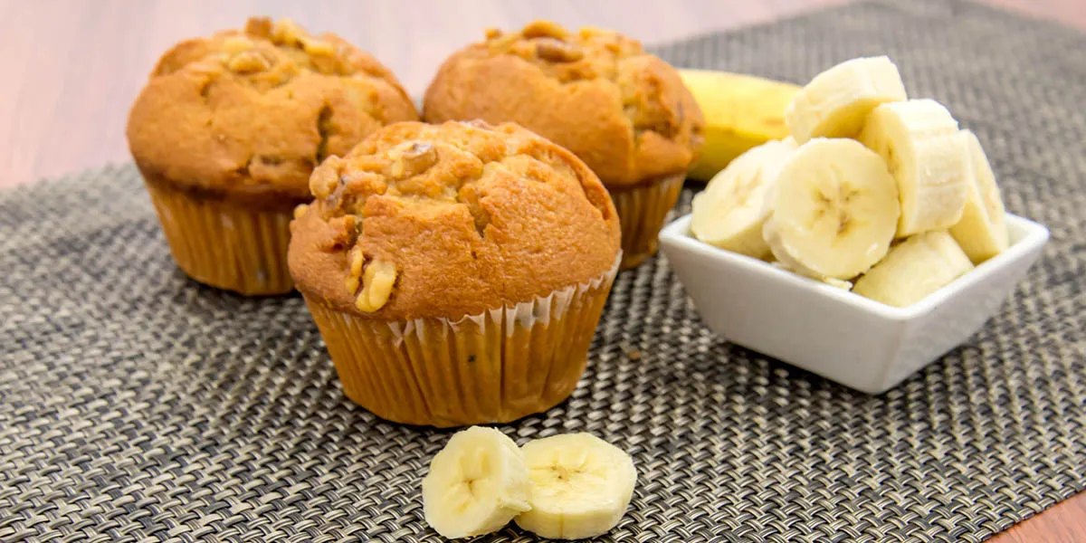 Beitragsbild zum Artikel: Protein Bananen Muffin Rezept