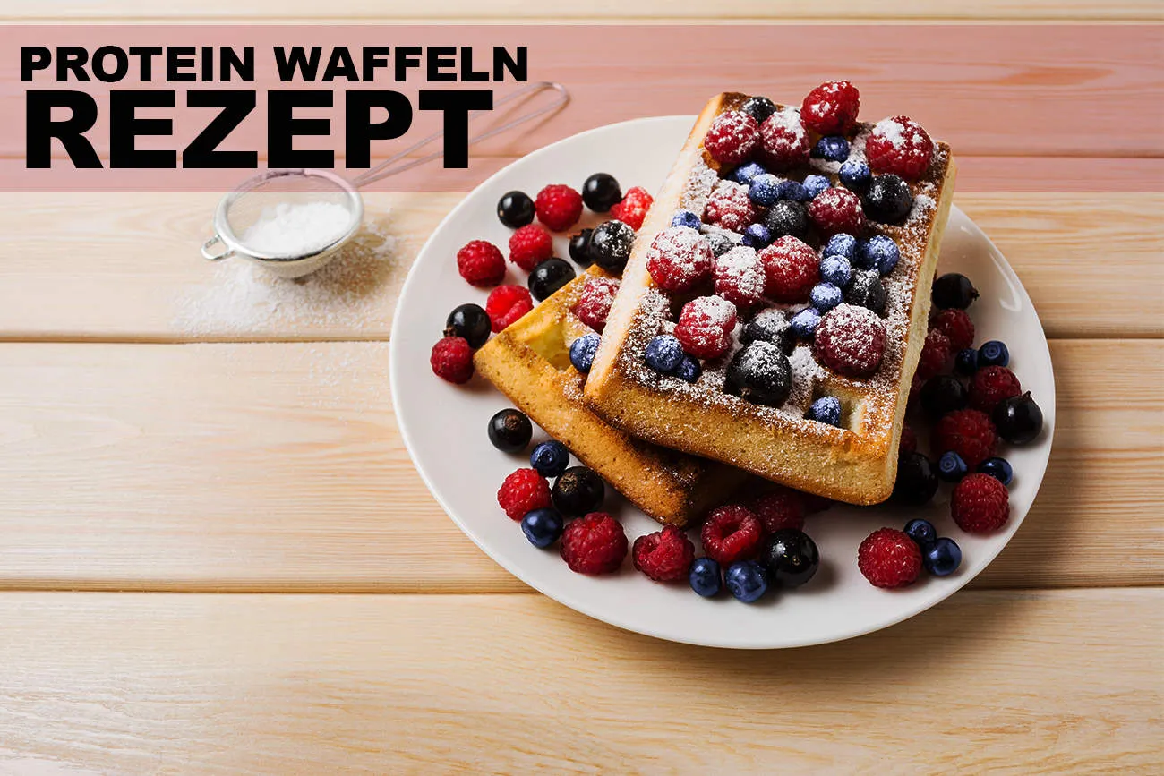 Beitragsbild zum Artikel: Rezept: Frühstücks Waffeln mit viel Eiweiß