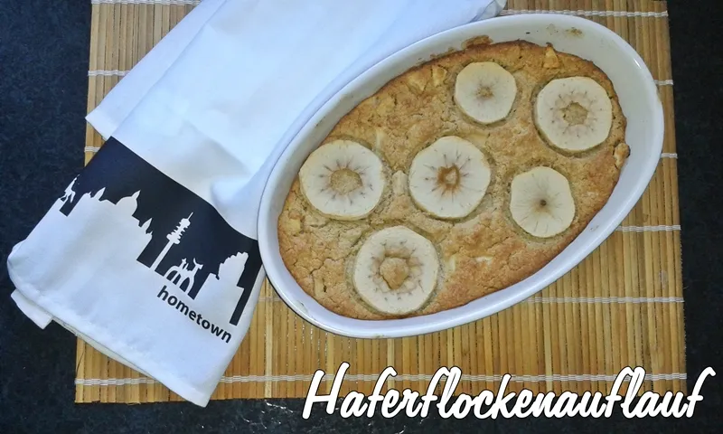 Beitragsbild zum Artikel: High Carb Low Fat – Haferflocken Protein Auflauf
