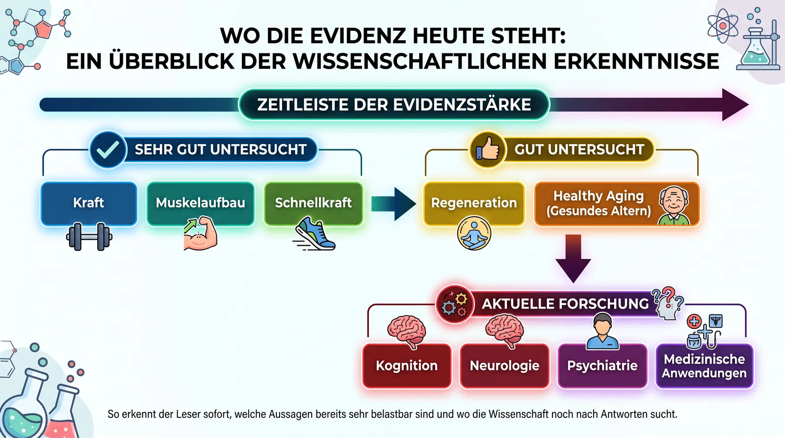 Abbildung 12 zum Artikel: Kreatin erklärt: Wirkung, Einnahme, Muskelaufbau und wissenschaftliche Fakten