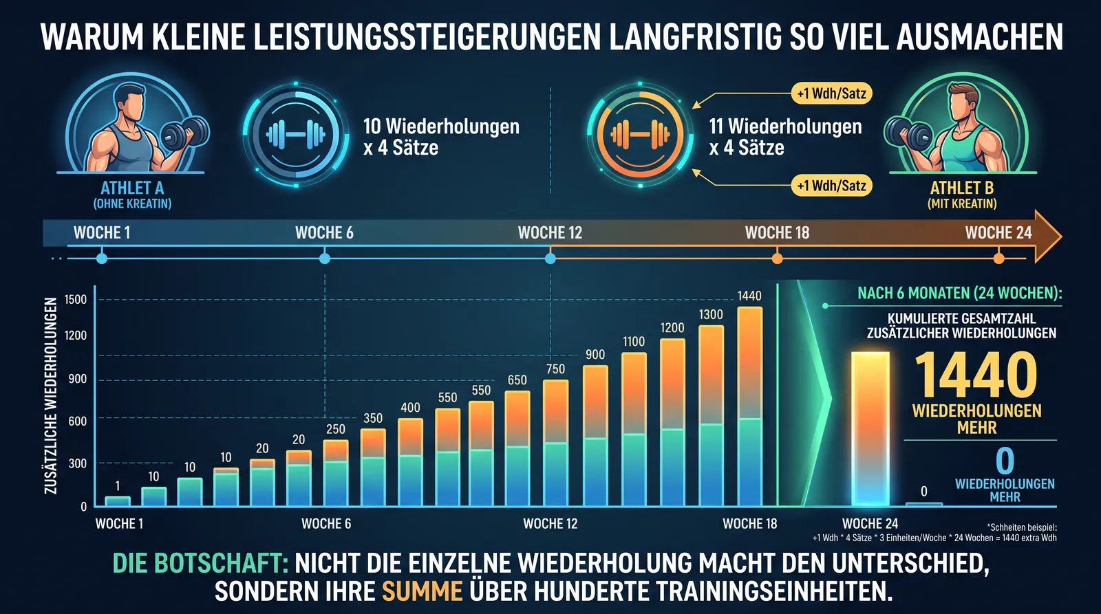 Abbildung 9 zum Artikel: Kreatin erklärt: Wirkung, Einnahme, Muskelaufbau und wissenschaftliche Fakten