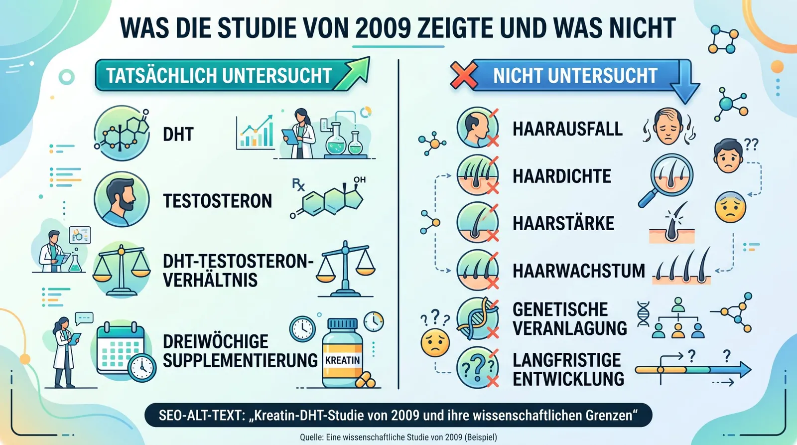 Abbildung 3 zum Artikel: Kreatin und Haarausfall: Verursacht Kreatin wirklich Haarverlust?