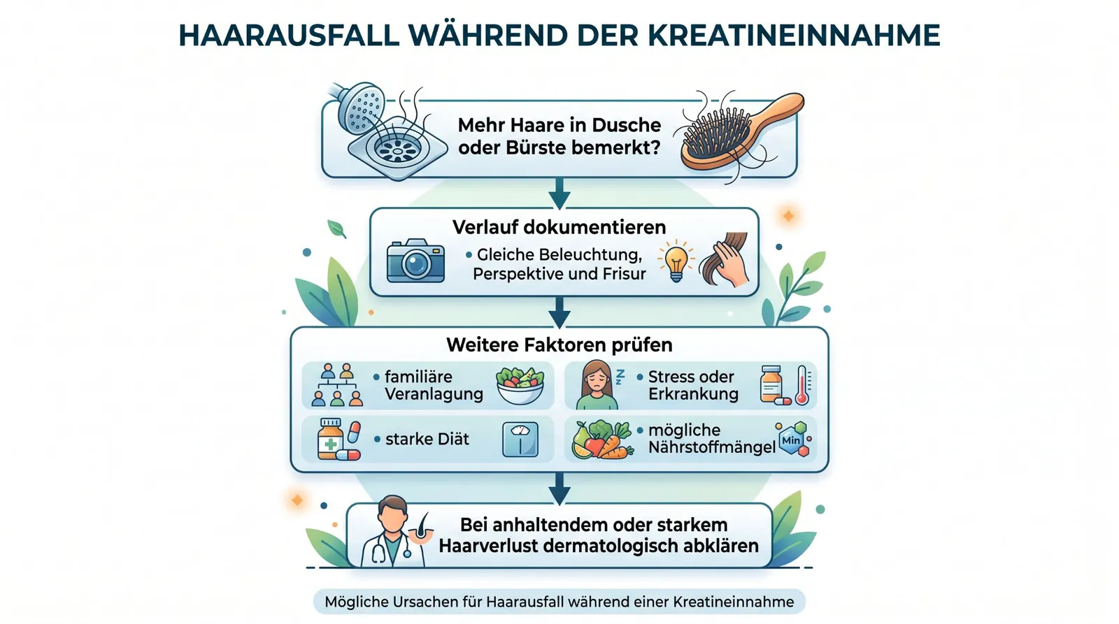 Abbildung 5 zum Artikel: Kreatin und Haarausfall: Verursacht Kreatin wirklich Haarverlust?