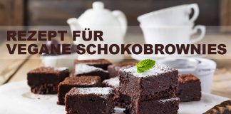 Vegane Brownies mit extra viel Eiweiß und Schokolade