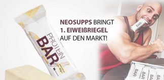 NeoSupps bringt ersten Eiweißriegel auf den Markt