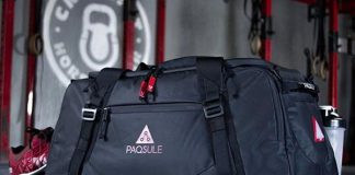 Gym Bag von Paqsule übernimmt Reinigung verschwitzter Sportklamotten