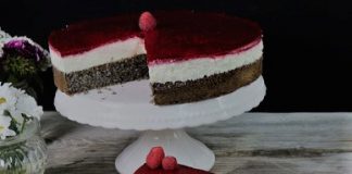 Rezept der Woche! – Himbeer-Magerquark-Mohntorte