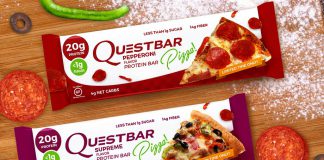 Quest Bar in den Geschmäckern Käse- und Pepperonipizza erhältlich?