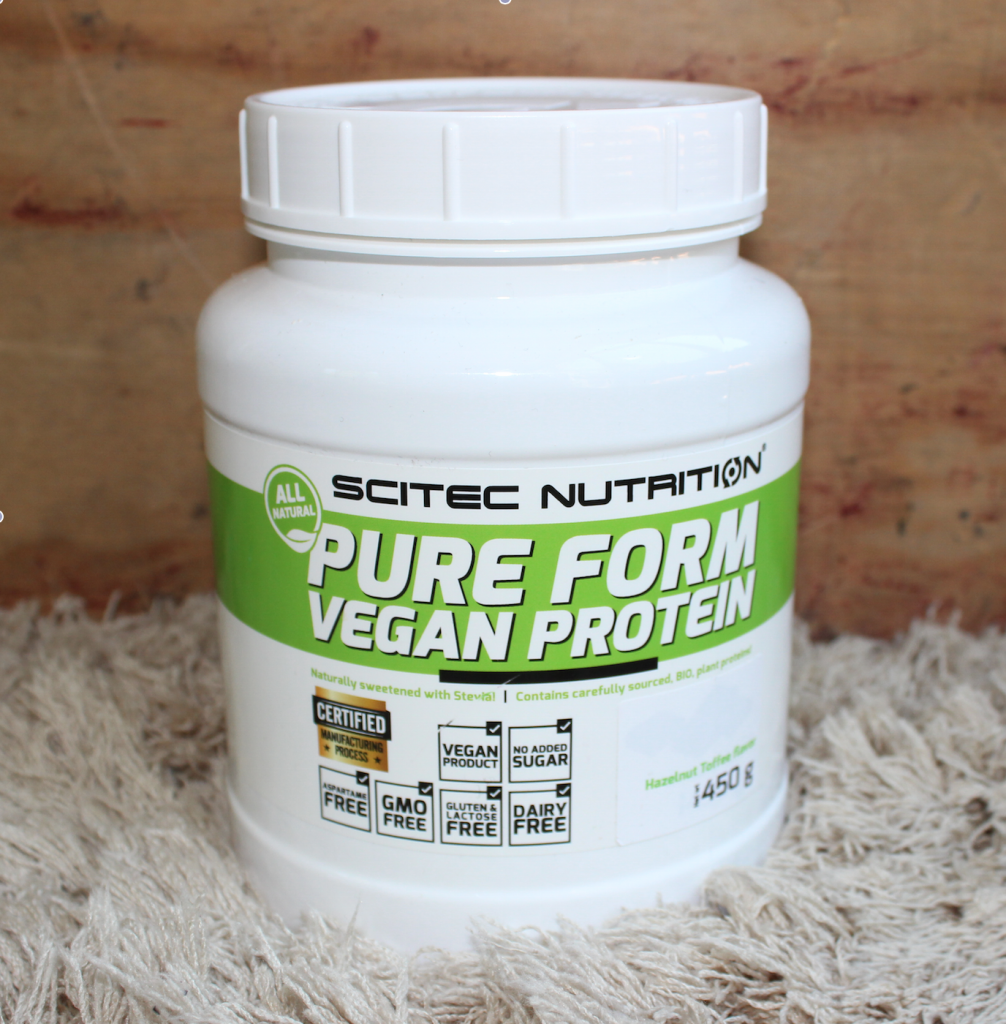 Das Scitec Nutrition Pure Form Vegan Protein im Test.