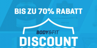 nur für KURZE ZEIT: bis zu 70% Rabatt bei BODY & FIT!