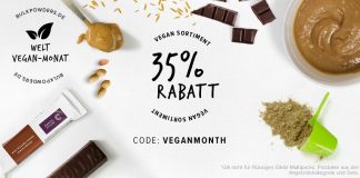 MEGA RABATT auf ALLE VEGANEN Produkte bei BULK POWDERS!