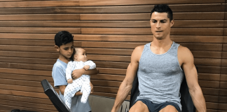 Oberschenkel von Cristiano Ronaldo größer als sein eigenes Kind Cristiano Ronaldo CR7 Oberschenkel Training