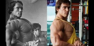 Russischer Junge sieht aus wie Klon von Arnold Schwarzenegger Arnold Schwarzenegger Schwarzenegger Arnie Arnold Terminator