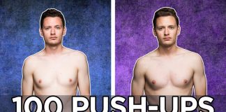 Jung, brutal, gutaussehend mit nur 100 Pushups pro Tag!?