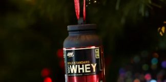 Frohe Wheynachten: Optimum Nutrition mit spezieller Weihnachtsdeko Optimum Nutrition Weihnachtsdeko
