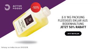 DEAL des TAGES: FLÜSSIGES EIKLAR zum HALBEN PREIS bei Bulk Powders!