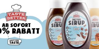Apfelstrudel, Kiddy Schoko uvm.: der IDEALE Sirup für Deine Diät jetzt 20% GÜNSTIGER!