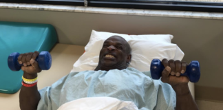 6 Tage nach seiner lebensgefährlichen OP: Ronnie Coleman wieder zurück im „Training“
