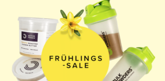 bis zu 60% Rabatt + 25% EXTRA im Frühlings SALE bei Bulk Powders!