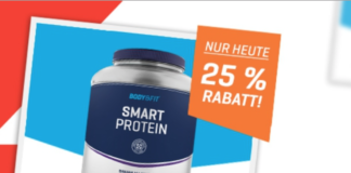 FATBURNER Deals & NUR heute 25% Rabatt auf SMART Protein!